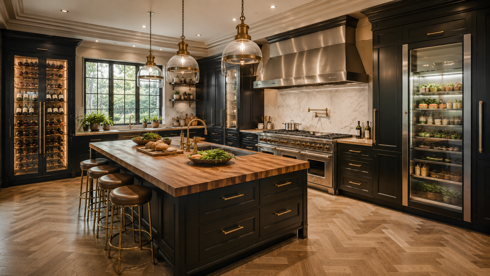 Villa Chef’s Kitchen in Abu Dhabi - kitchen design variety 11
